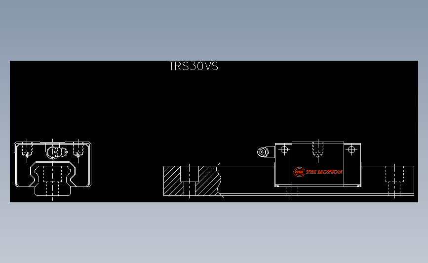 直线导轨TRS30VS.dxf