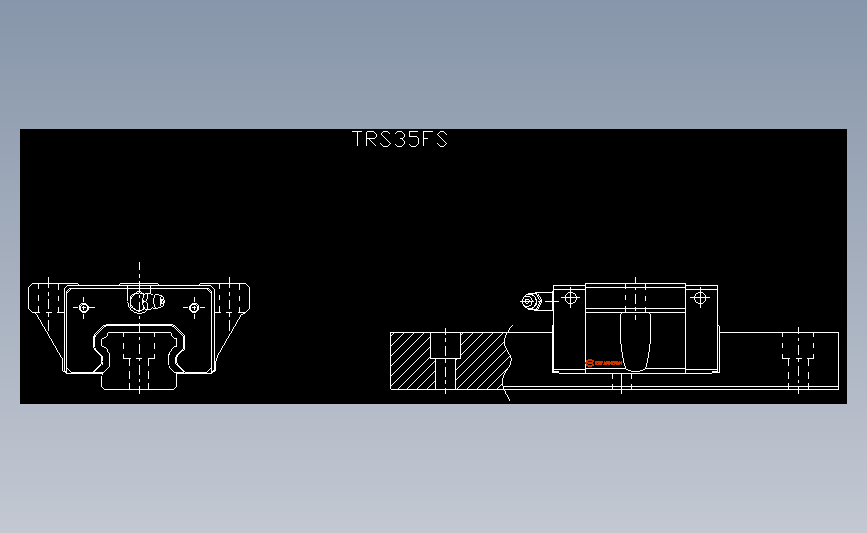 直线导轨TRS35FS.dxf