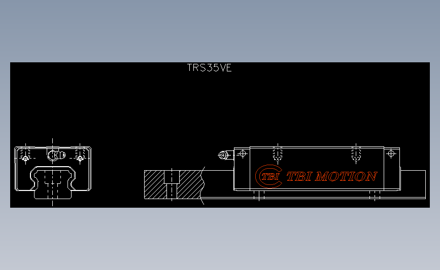 直线导轨TRS35VE.dxf