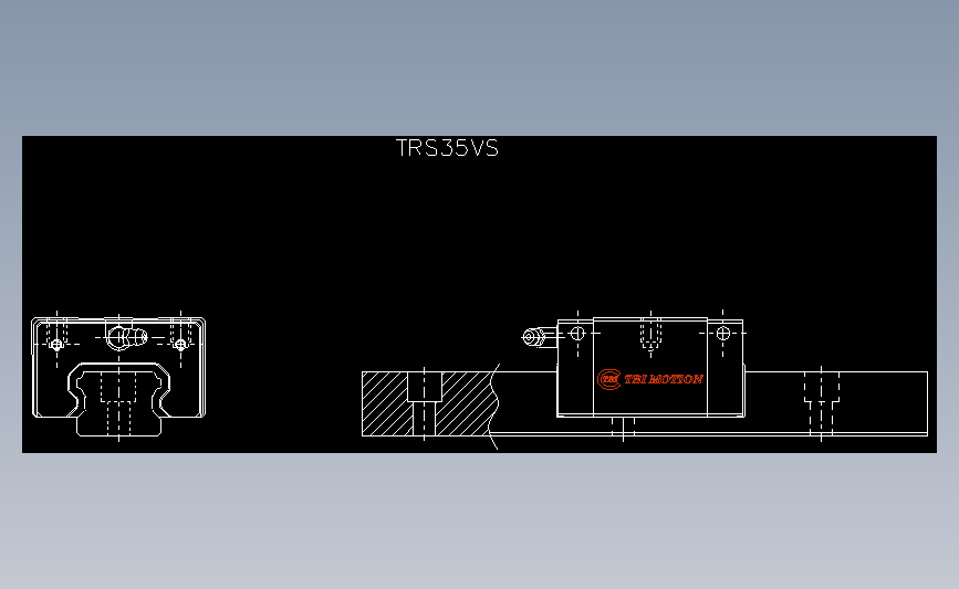 直线导轨TRS35VS.dxf