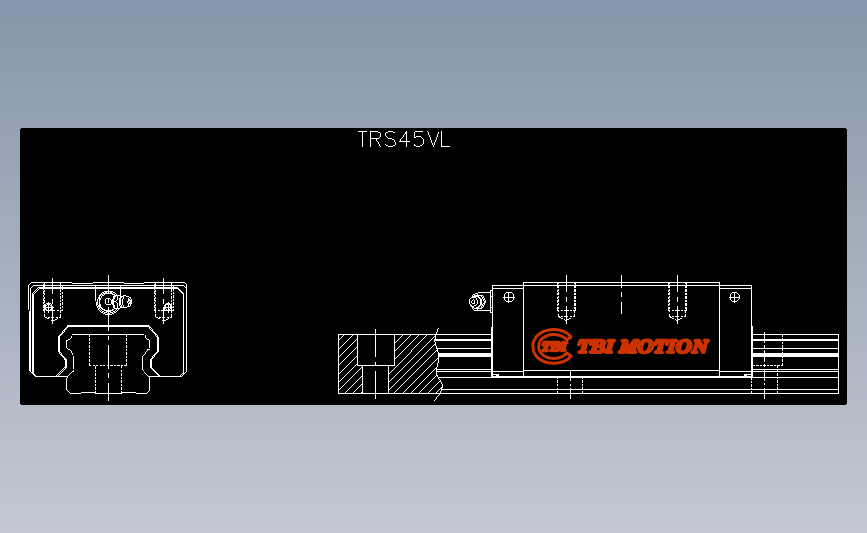 直线导轨TRS45VL.dxf