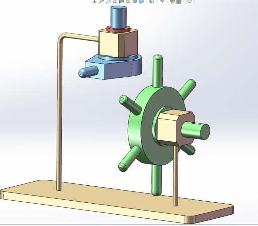 间歇传动装置 2019版 Solidworks 2019 模型图纸下载 懒石网