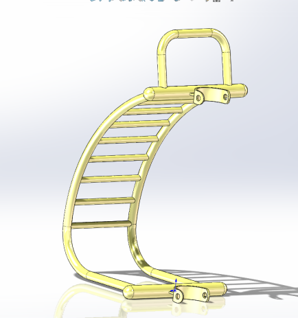 户外健身器材背部伸展架