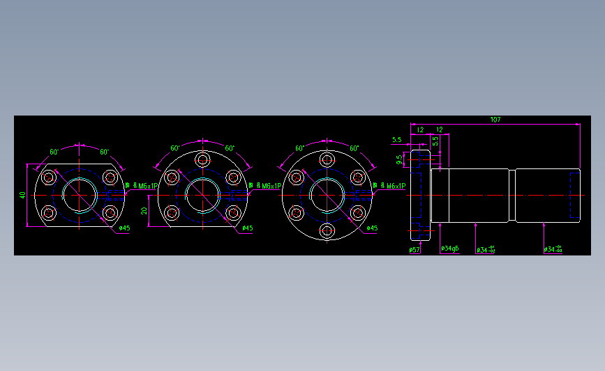 银泰滚珠丝杆02006
