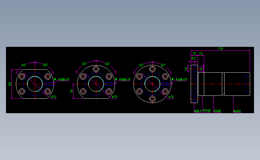 银泰滚珠丝杆03210