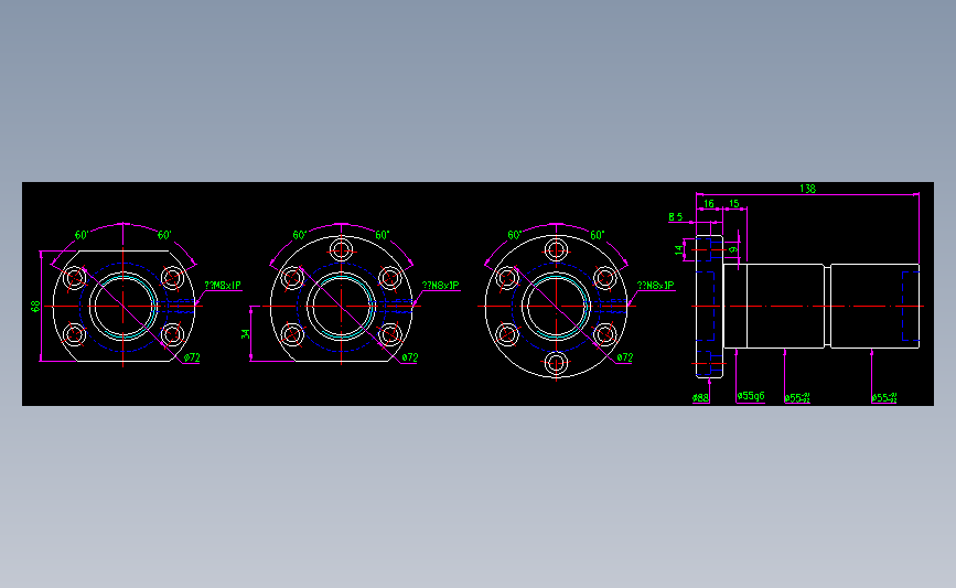 银泰滚珠丝杆03608
