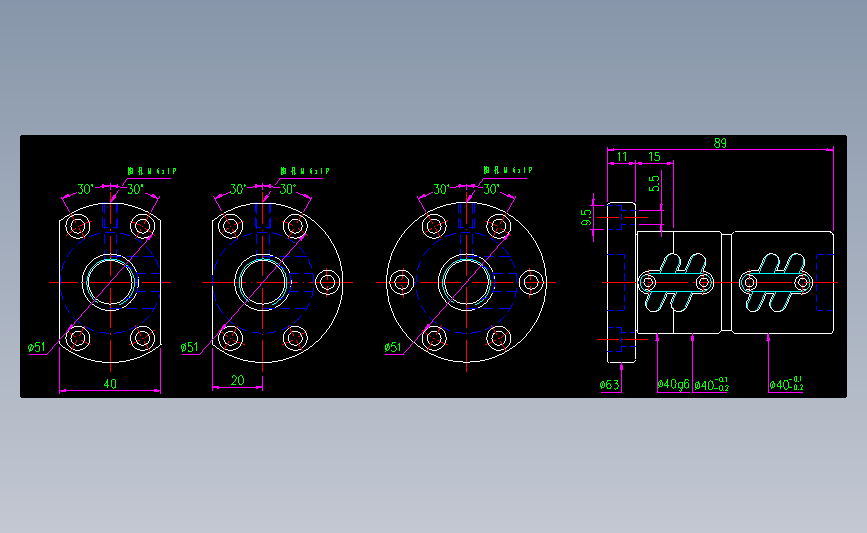 银泰滚珠丝杆FDWC01605A2-B