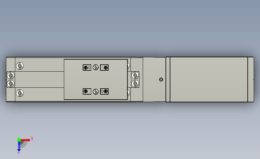 IAI艾卫艾电缸RCP3-SA5C-I-42P-20-50 俯视图