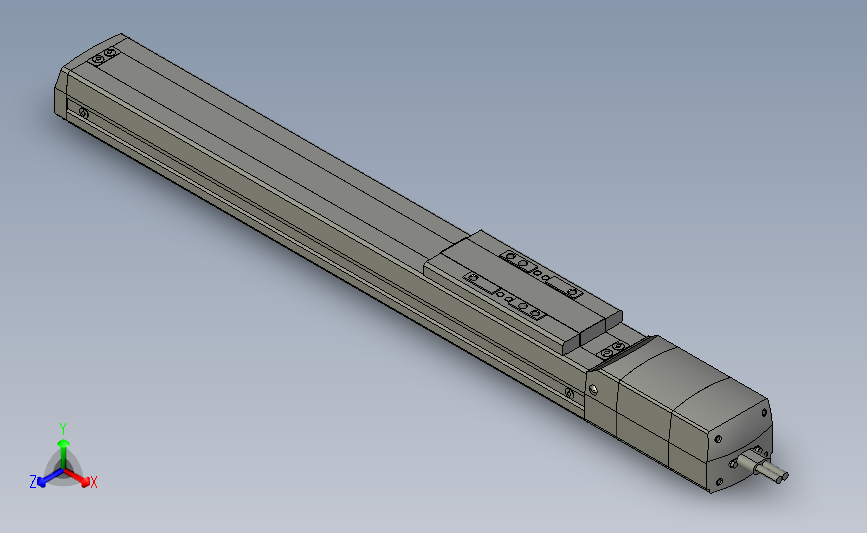 IAI艾卫艾电缸RCS2-SS8C-I-100-20-400 主视图