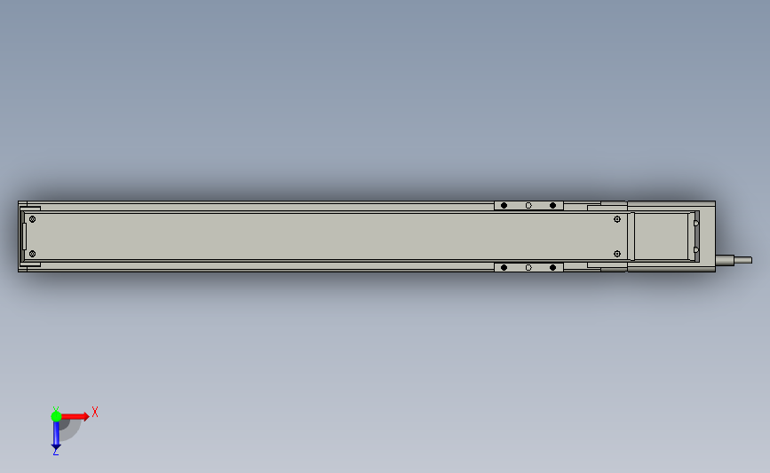 IAI艾卫艾电缸RCS3-SA8C-I-100-30-500 俯视图