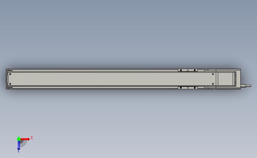 IAI艾卫艾电缸RCS3-SA8C-I-100-30-650 俯视图