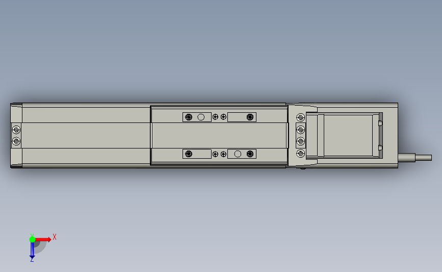 IAI艾卫艾电缸RCS3-SS8C-I-100-30-150 俯视图
