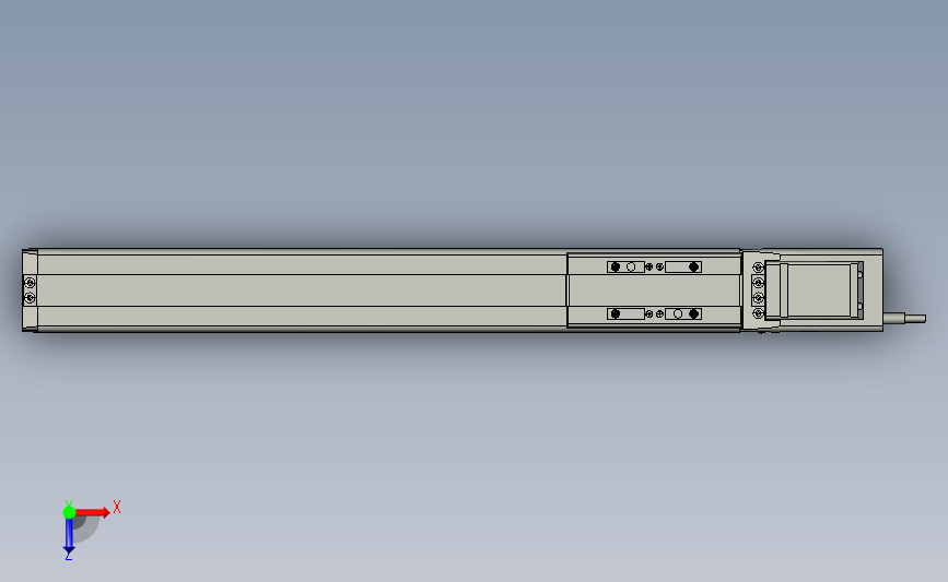 IAI艾卫艾电缸RCS3-SS8C-I-100-30-500 俯视图