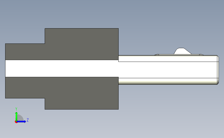 USB-TYPE-AB(公座立式) 左侧视图