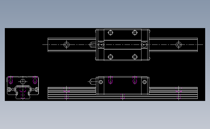 上银导轨丝杆EGH15CA.dwg