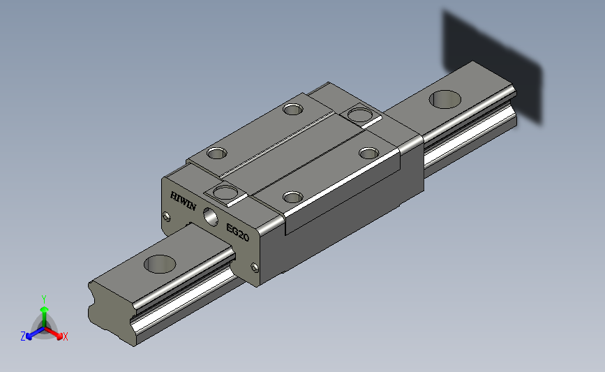 上银导轨丝杆EGH20CA.stp