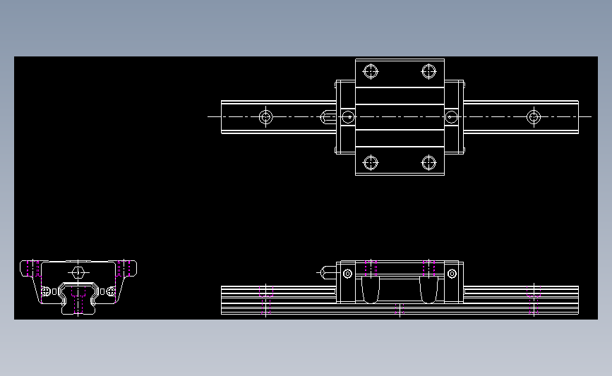 上银导轨丝杆EGW15CA.dwg