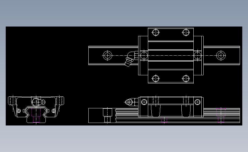 上银导轨丝杆EGW20CA.dwg