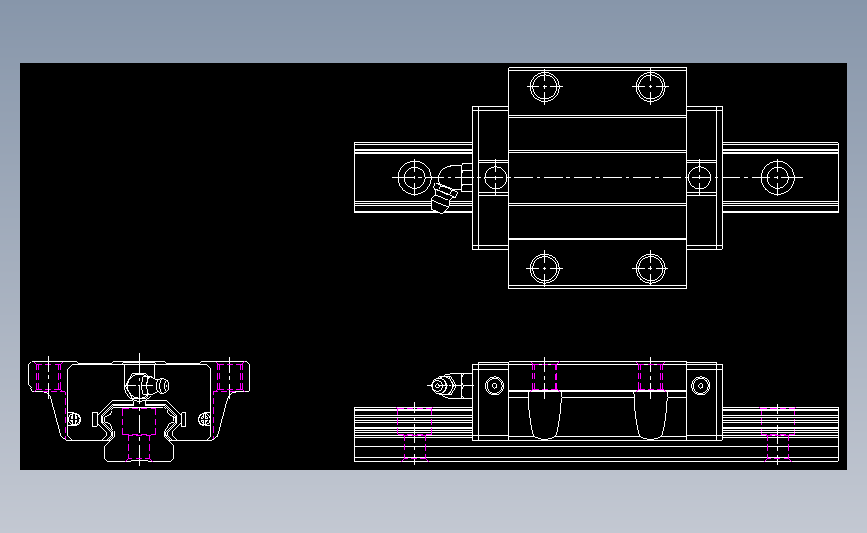 上银导轨丝杆EGW25CA.dwg