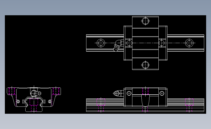 上银导轨丝杆EGW25SA.dwg