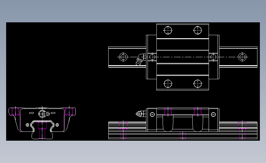 上银导轨丝杆EGW30CA.dwg