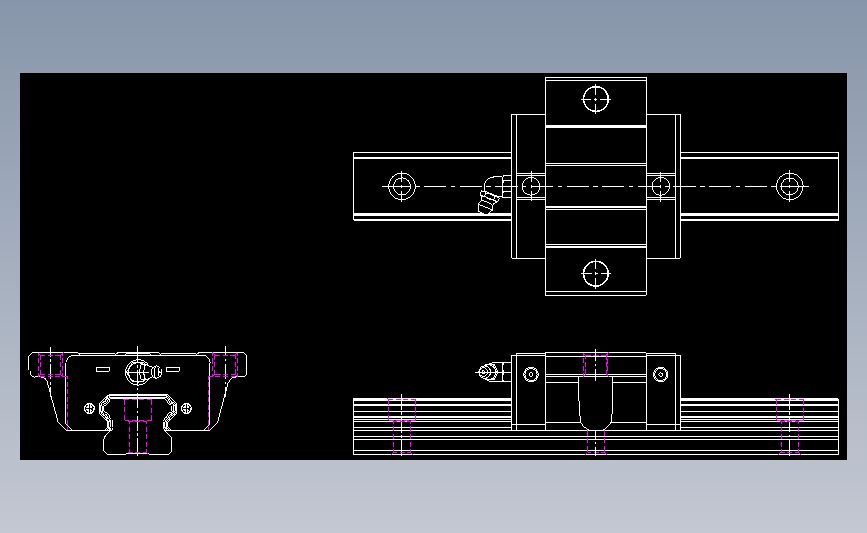 上银导轨丝杆EGW30SA.dwg