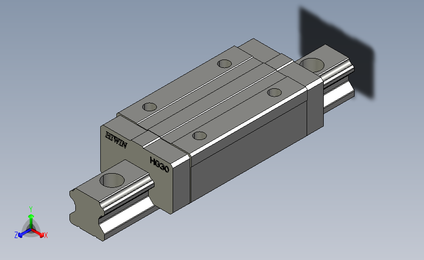 上银导轨丝杆HGL30HA.stp