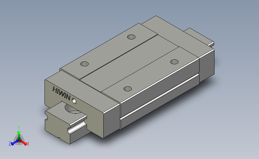 上银导轨丝杆MGN7H.stp