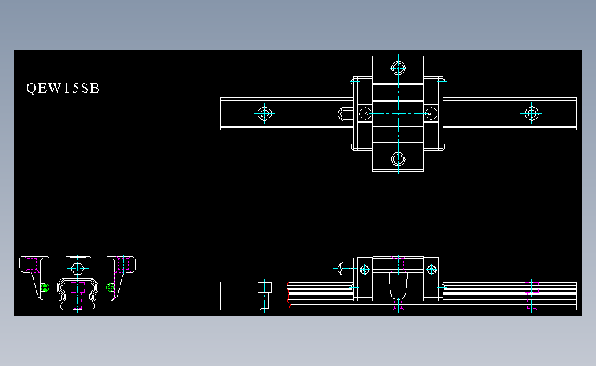 上银导轨丝杆QEW15SB