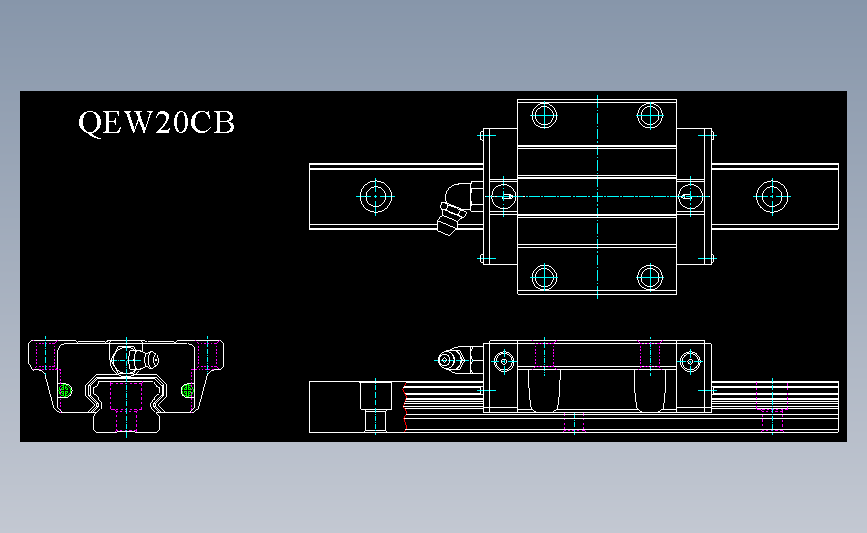上银导轨丝杆QEW20CB