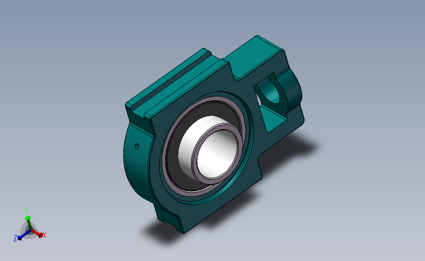 带滑块座轴承,UCT311