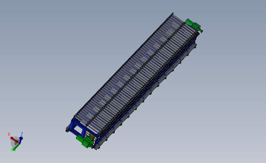 重型双带轴承滚筒线