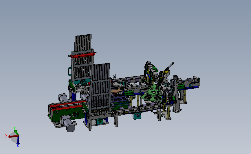 12pin的USB组装生产线设备3D模型 Solidworks设计 附IGS