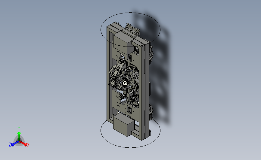 德系变位机焊接夹具分总成3D模型图纸 STP格式