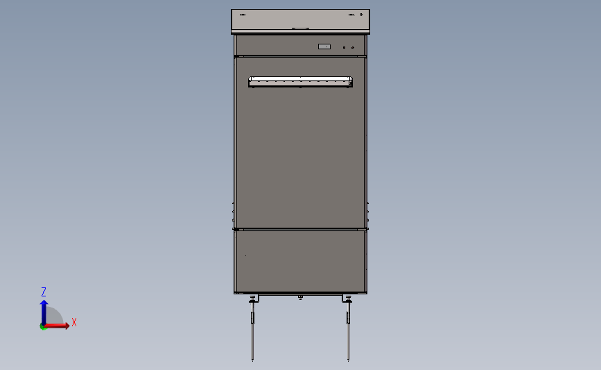 家用智能快件箱（顶部投递型）3D模型图纸 Solidworks设计