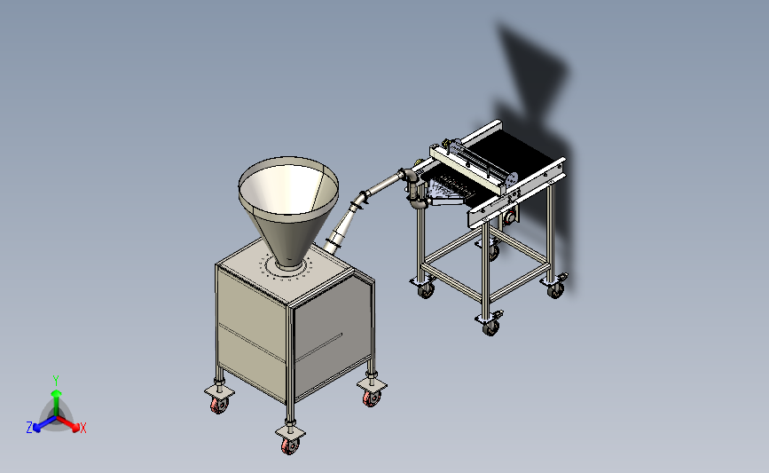 工业食品加工设备挤压机3D图纸 Solidworks设计 附STEP IGS
