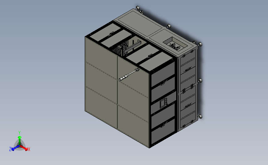 (STEP)自动化鼠标组装机3D模型