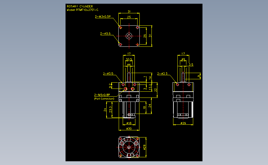 气立可CHELIC气动元件2D-RTMF10x270-C