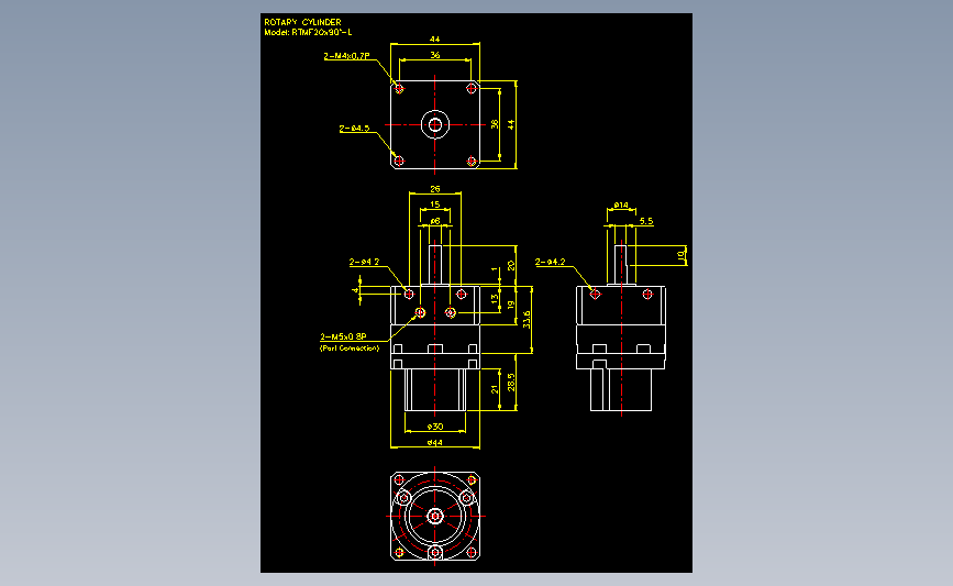 气立可CHELIC气动元件2D-RTMF20x90-L