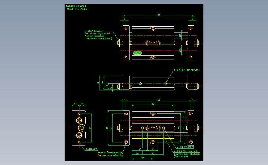 气立可CHELIC气动元件2D-STU20x25