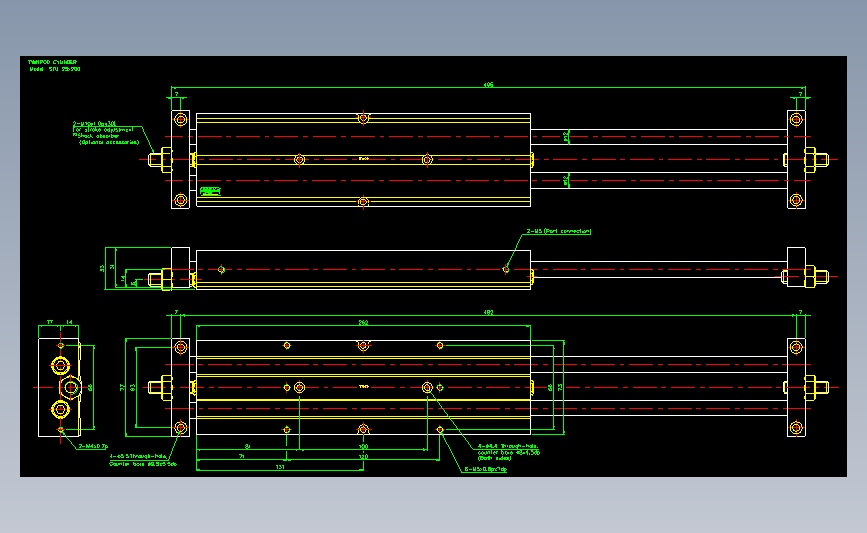 气立可CHELIC气动元件2D-STU25x200