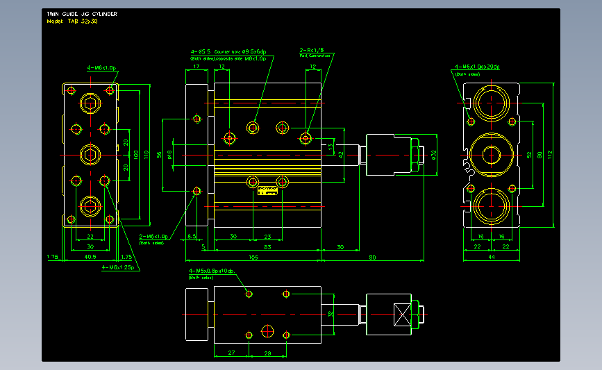 气立可CHELIC气动元件2D-TAB32x30