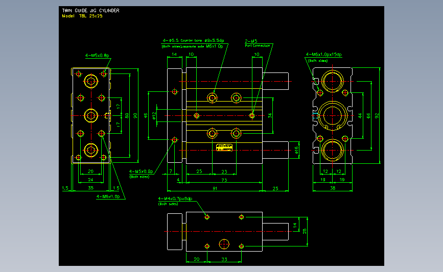 气立可CHELIC气动元件2D-TB25x25-L