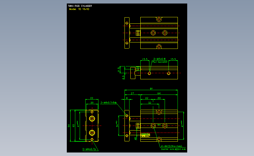 气立可CHELIC气动元件2D-TD16x10