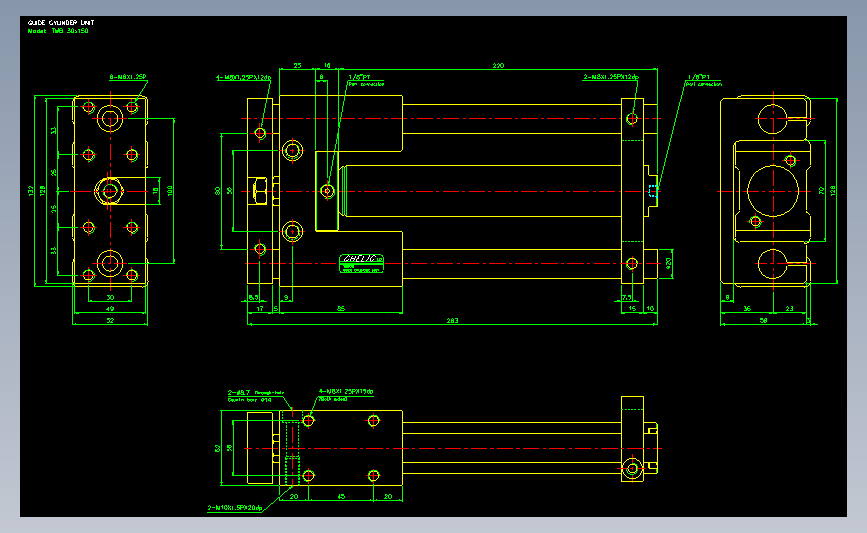 气立可CHELIC气动元件2D-TMB30x150