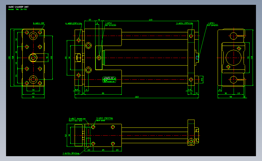 气立可CHELIC气动元件2D-TMU30x150