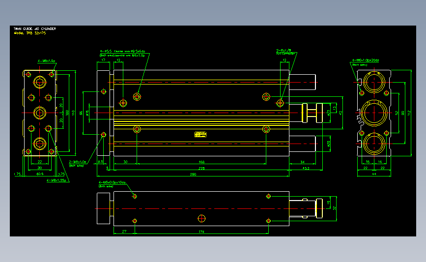 气立可CHELIC气动元件2D-TRB32x175