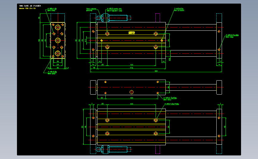 气立可CHELIC气动元件2D-TSB25x125