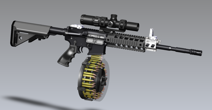 AR15 SIG 516步枪