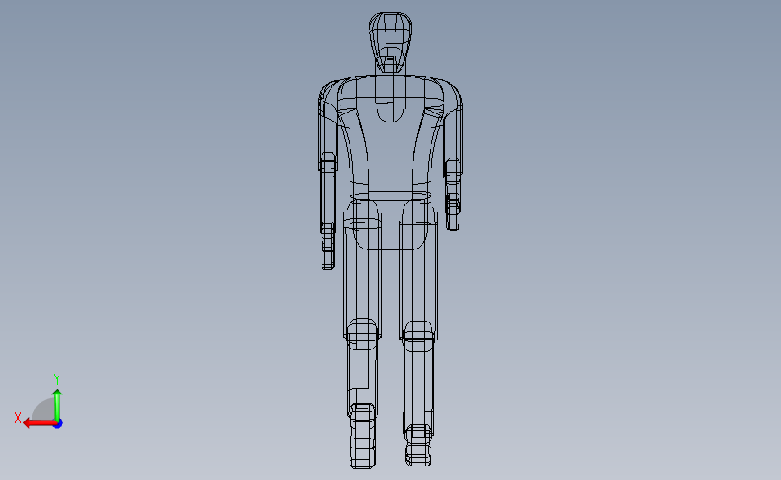 人体3D_SOLIDWORKS 2001_模型图纸下载 – 懒石网